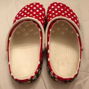 Disney Crocs for women! Size 8! Minnie Mouse!